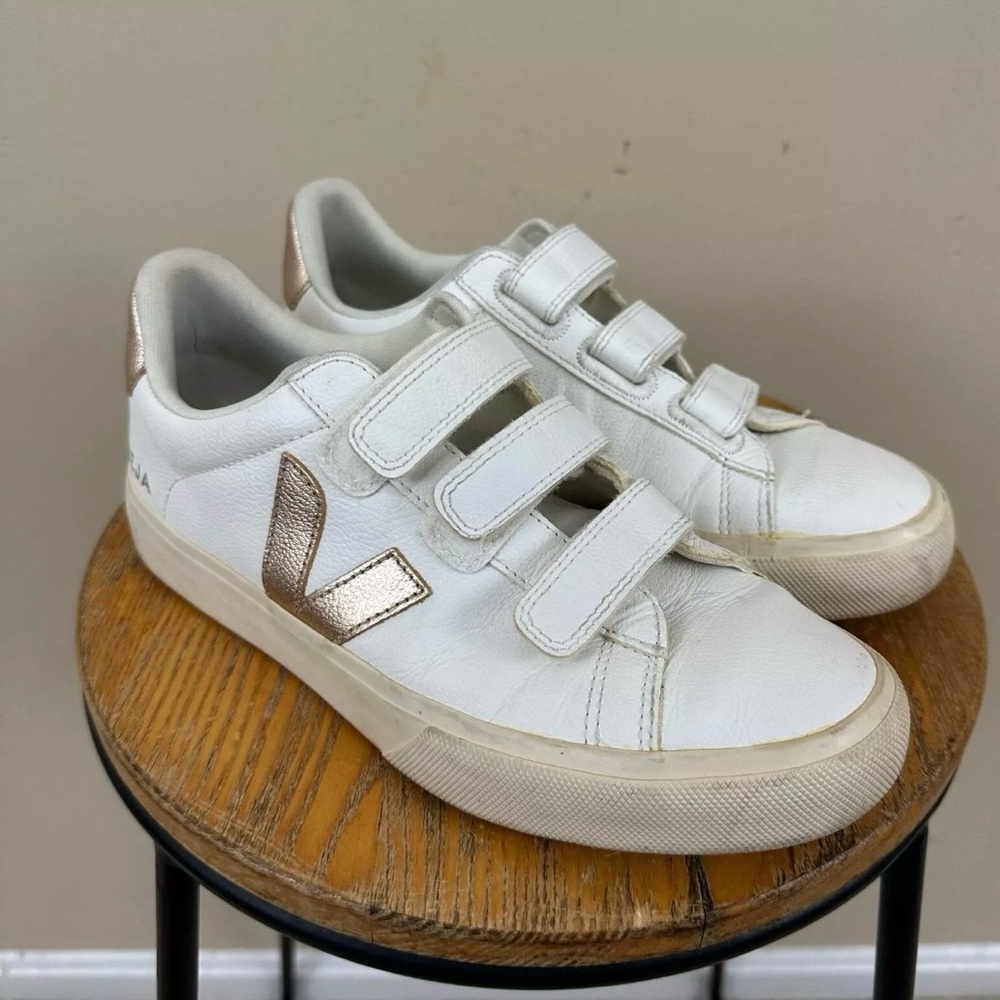 Veja Recife Gold Triple Grip Bicolor Sneakers Women’s Sz 9